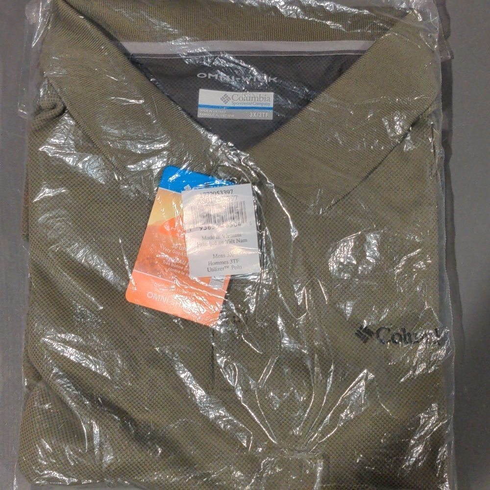 🆕Columbia Men's Utilizer Polo Stone Green Size 3X